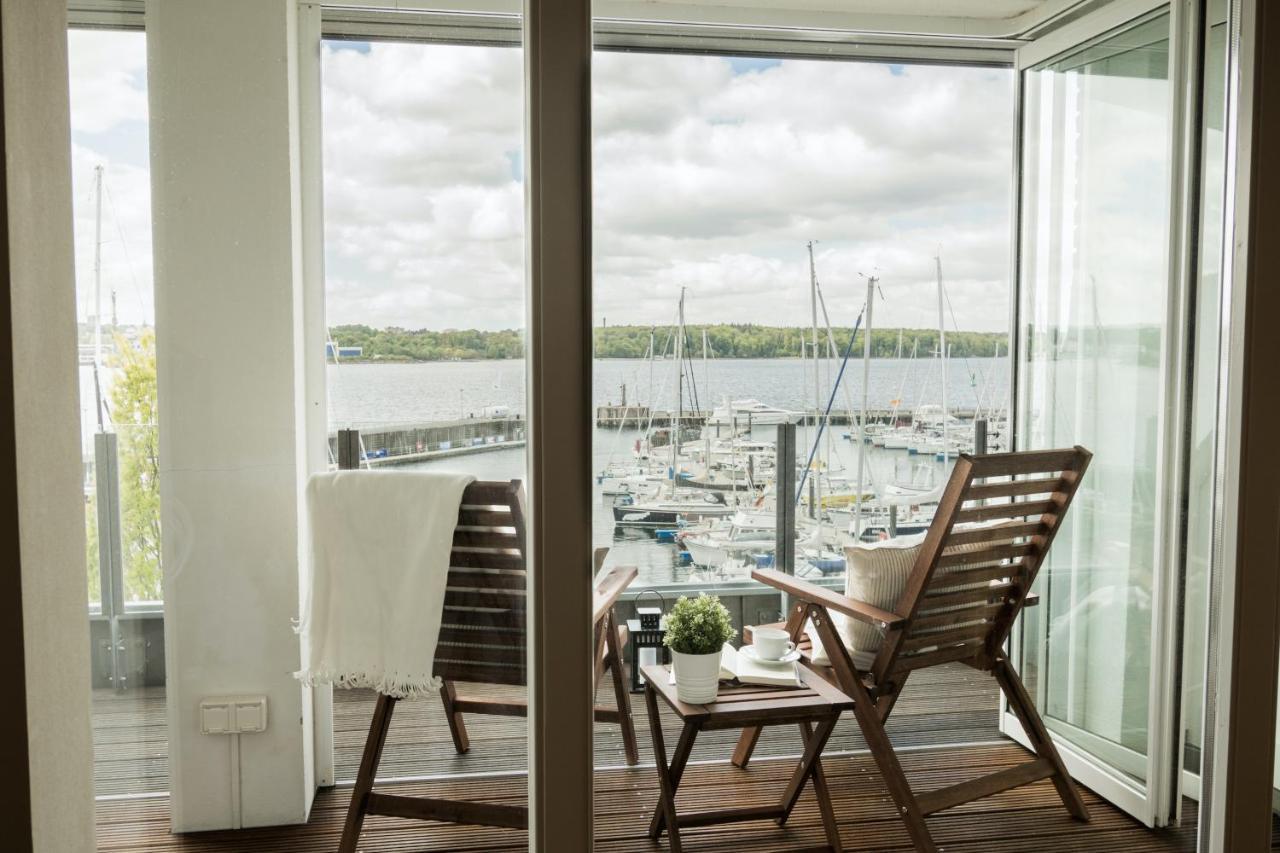 Fewo1846 - Baltic Lodge - Komfortable Maisonettewohnung Mit 3 Schlafzimmern, Balkon Und Blick Auf Die Marina Sonwik Фленсбург Экстерьер фото