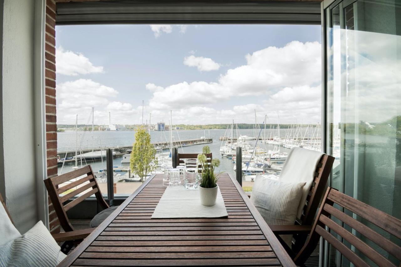 Fewo1846 - Baltic Lodge - Komfortable Maisonettewohnung Mit 3 Schlafzimmern, Balkon Und Blick Auf Die Marina Sonwik Фленсбург Экстерьер фото